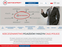 Tablet Screenshot of motoexpert.pl
